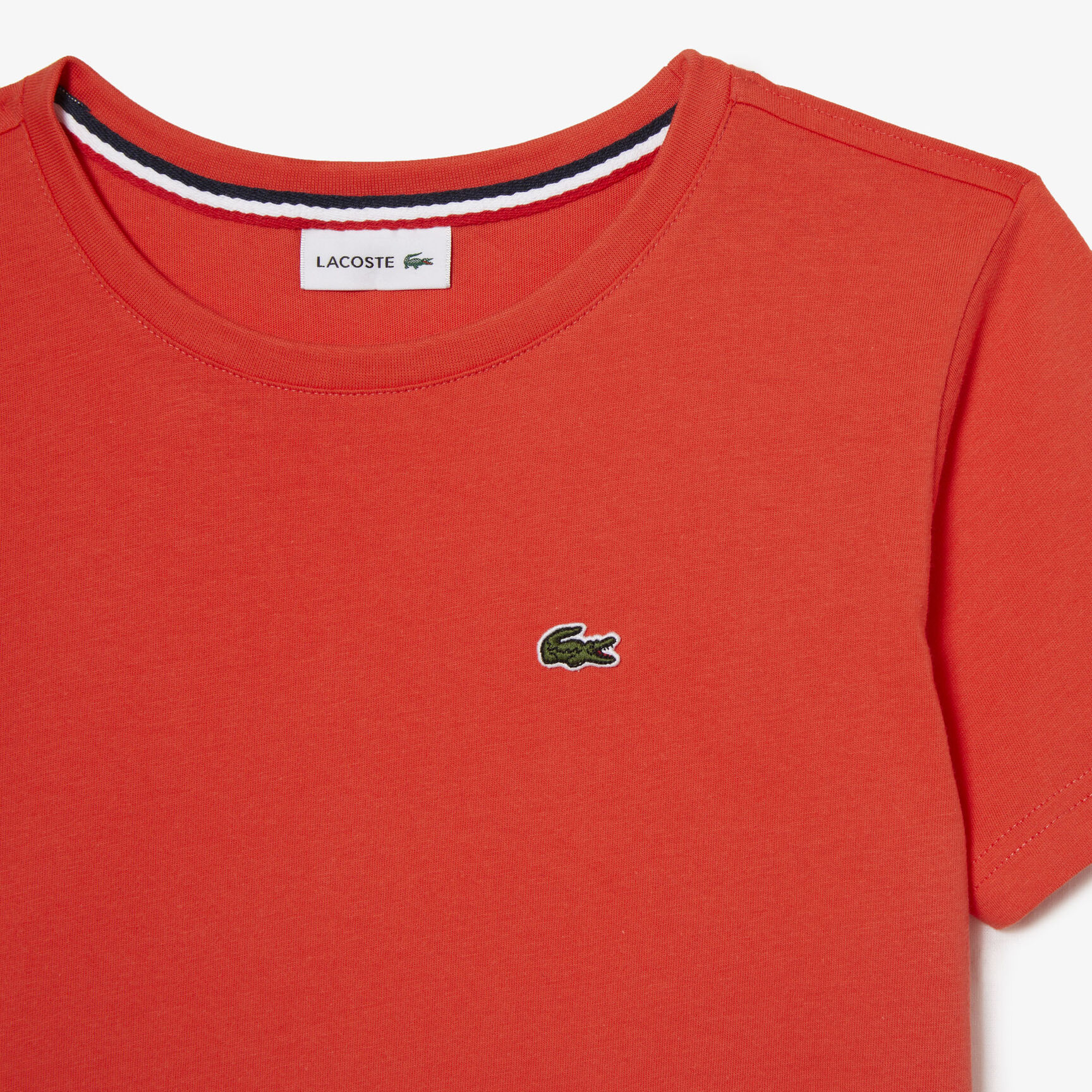 تيشيرت قطن جيرسيه بفتحة رقبة مستديرة للأطفال تيشيرت قطن جيرسيه بفتحة رقبة مستديرة للأطفال