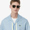 lacoste straight cut monogram shirt