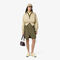 Oversized Cotton Zip Front Shirt Dress