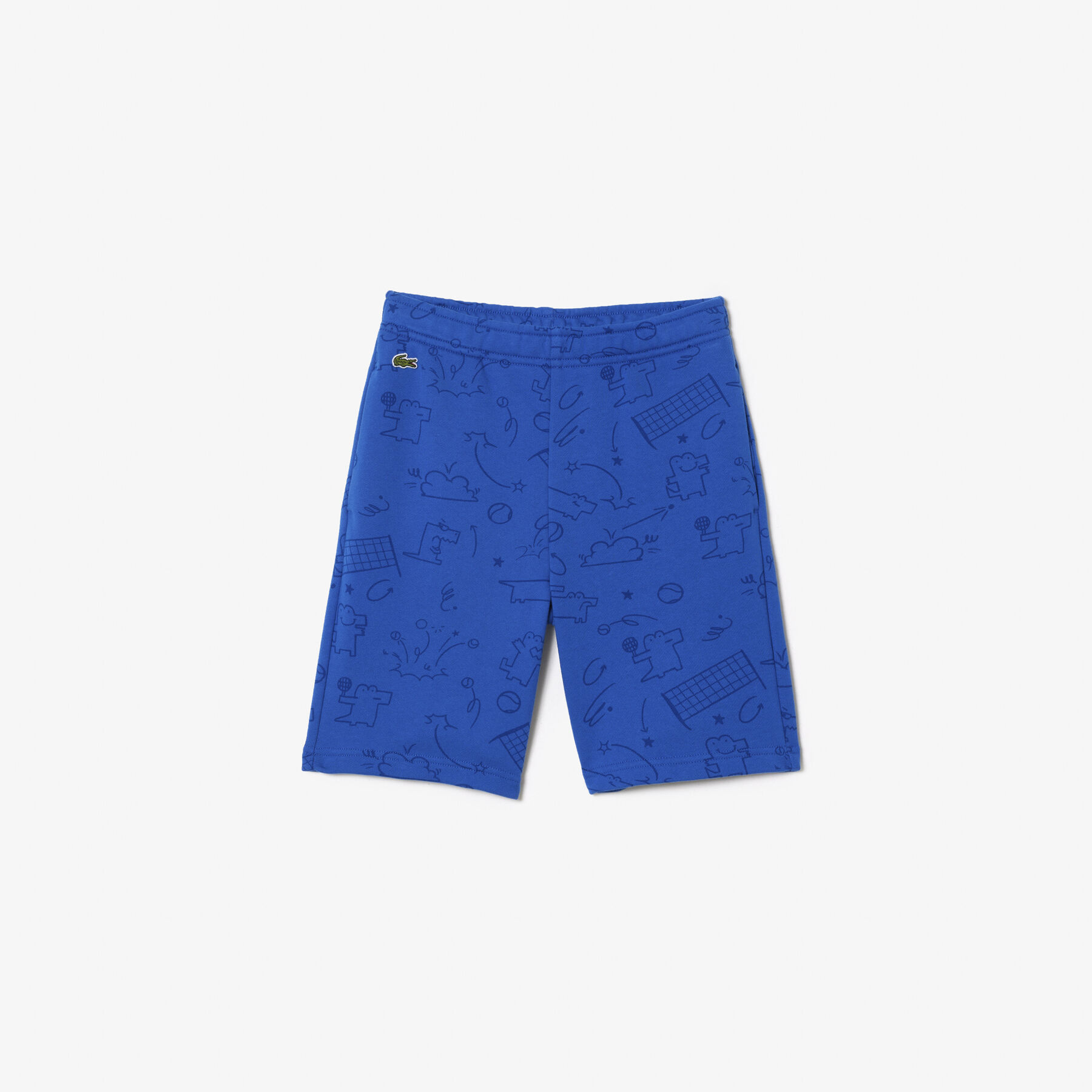 Croc Motif Fleece Shorts