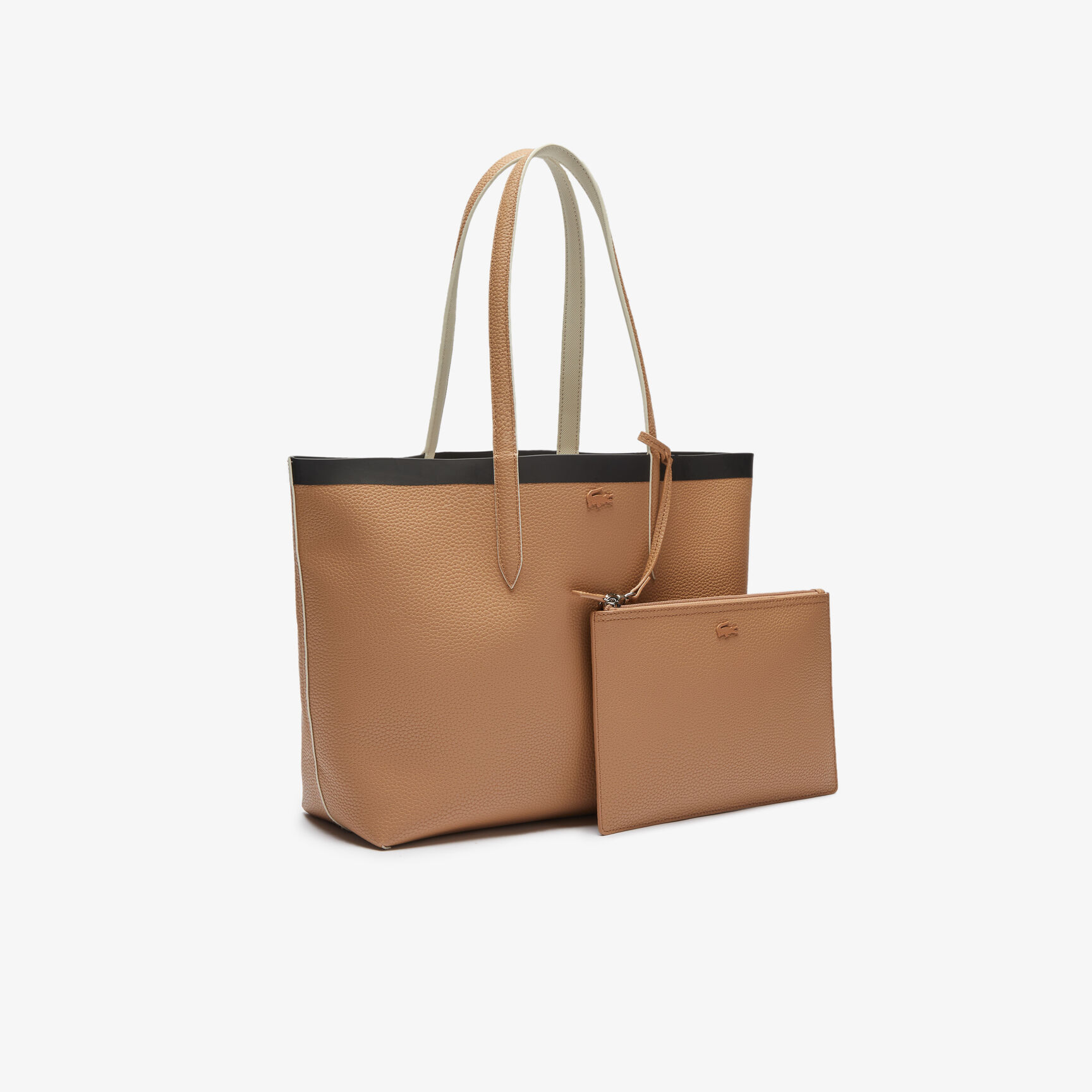 Women's Anna Reversible Contrast Band Coated Canvas Tote Bag