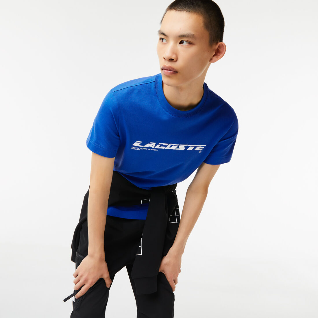 Men's Regular Fit Branded Piqu&eacute; T-shirt