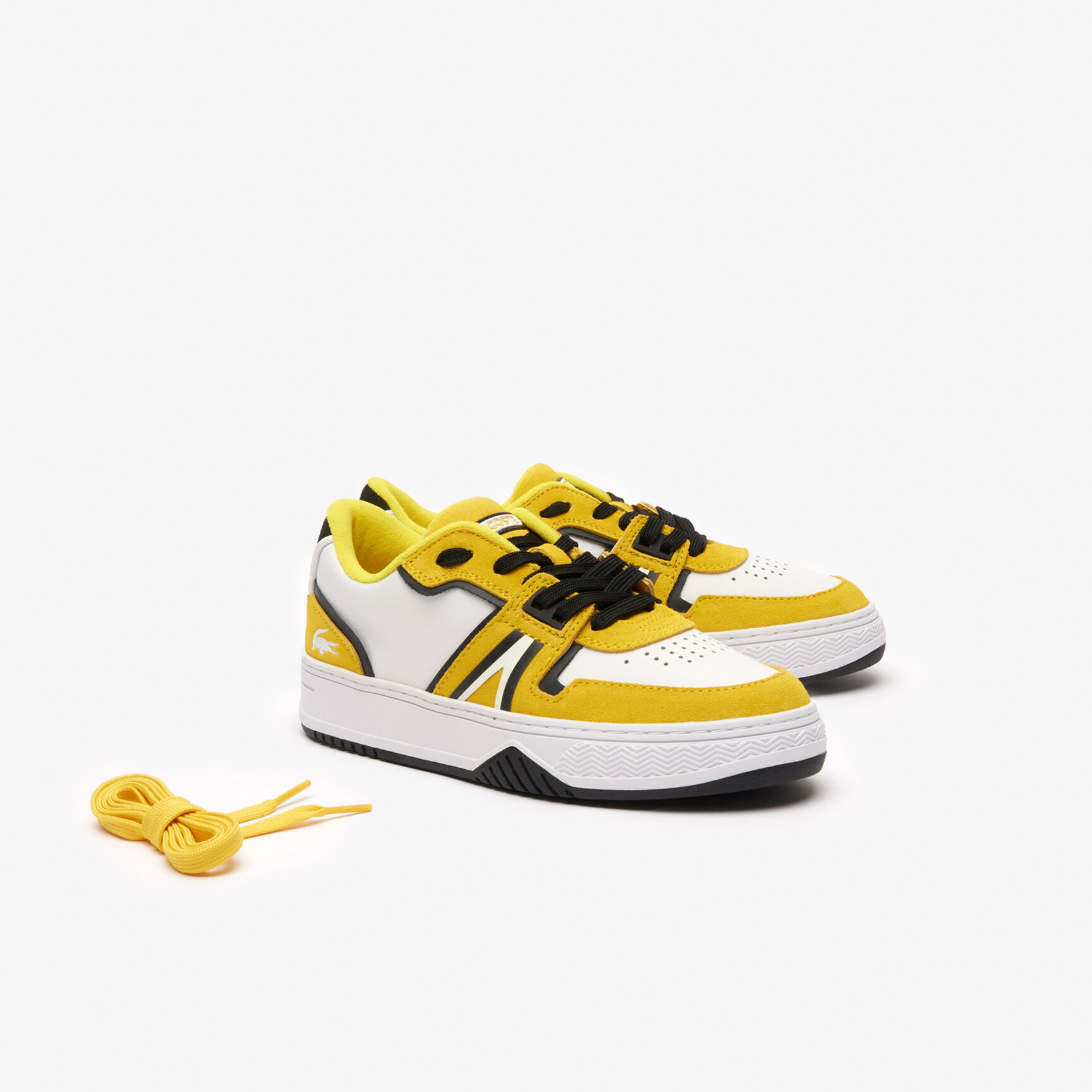 Women's L001 Coated Leather Trainers