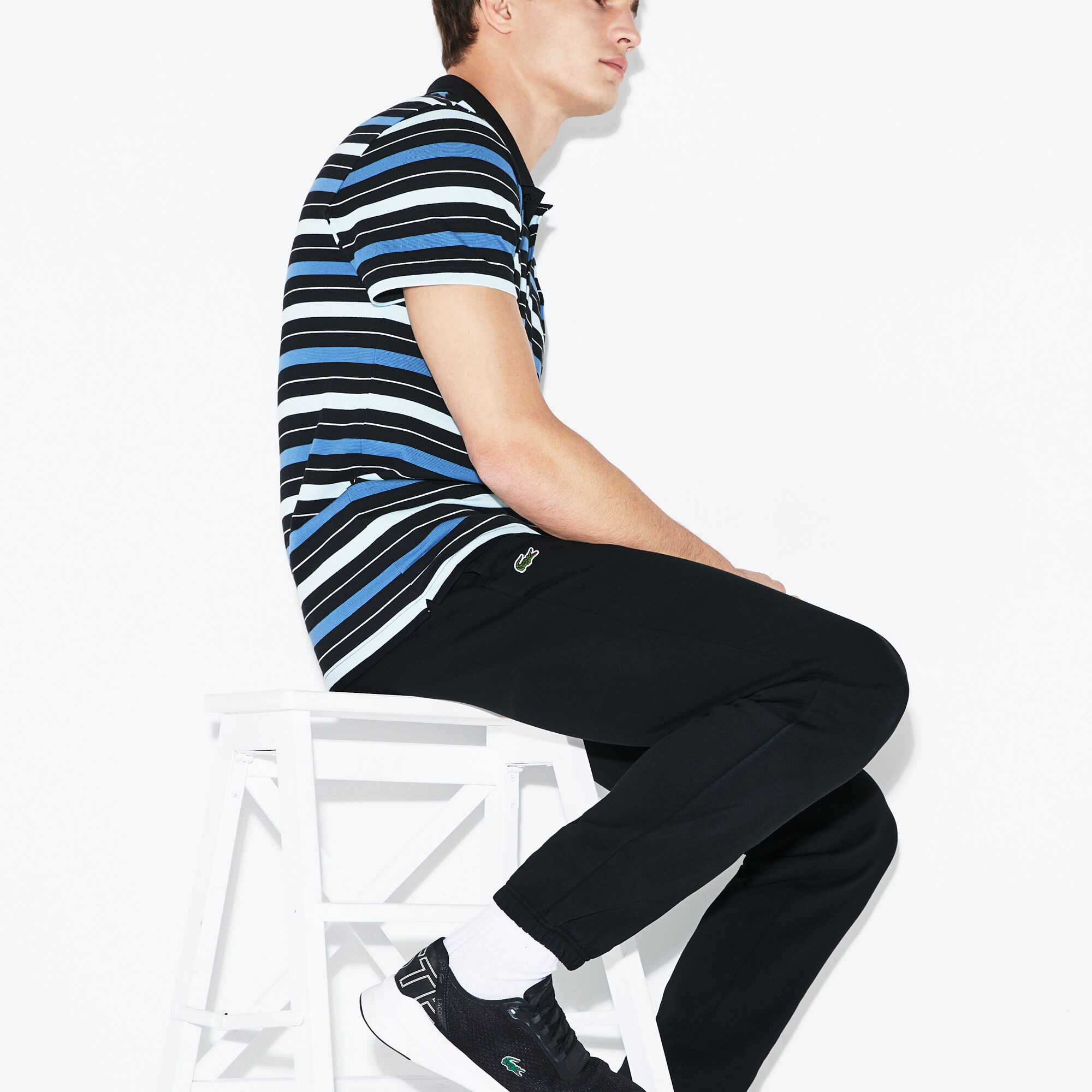 Men's Lacoste SPORT Tennis trackpants in fleece Men's Lacoste SPORT Tennis trackpants in fleece