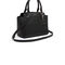 lacoste women s daily classic gusseted coated piqu  canvas tote