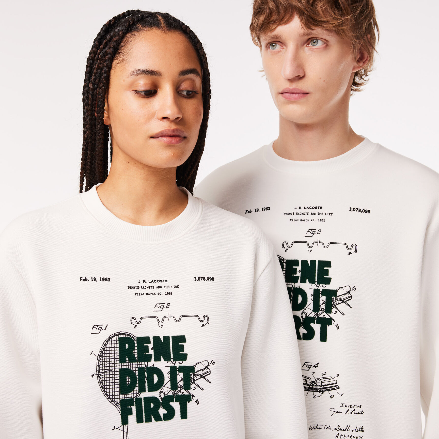 Patent Motif Pique Jogger Sweatshirt Patent Motif Pique Jogger Sweatshirt