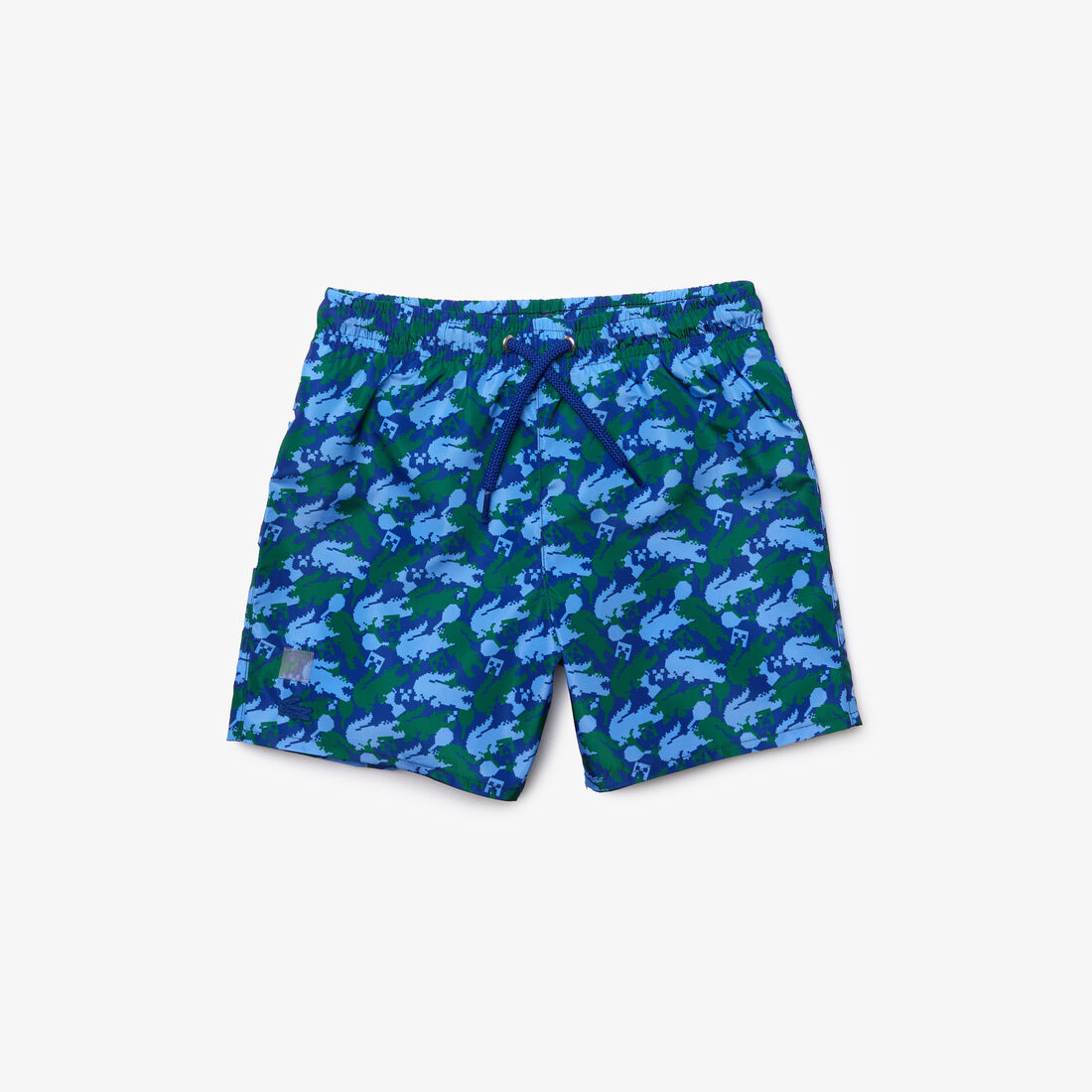 Boys' Lacoste x Minecraft Print Light Swimming Trunks