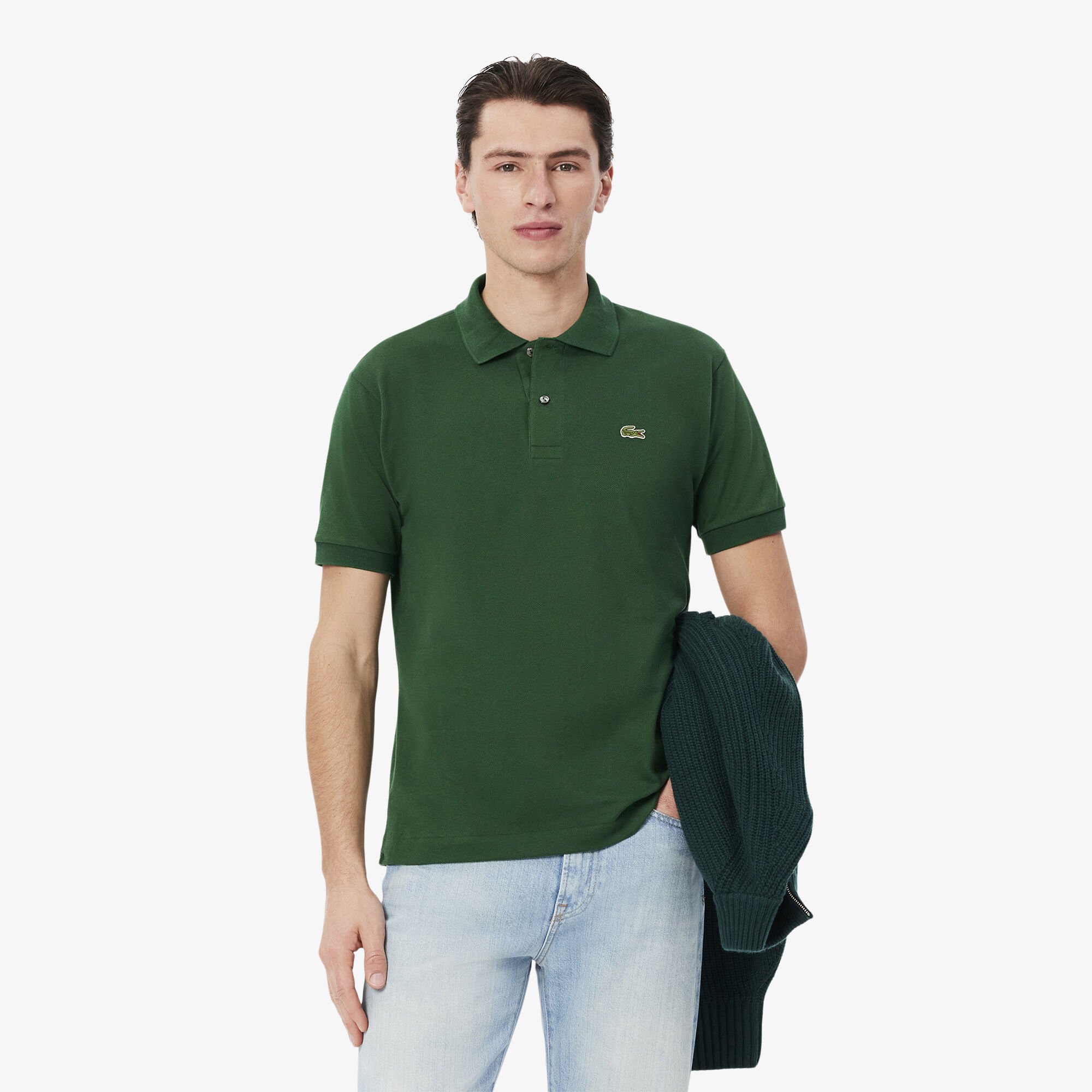 LACOSTE France製 Cotton Kanoko Polo sz4 Lacoste cotton polo shirt PRM EU
