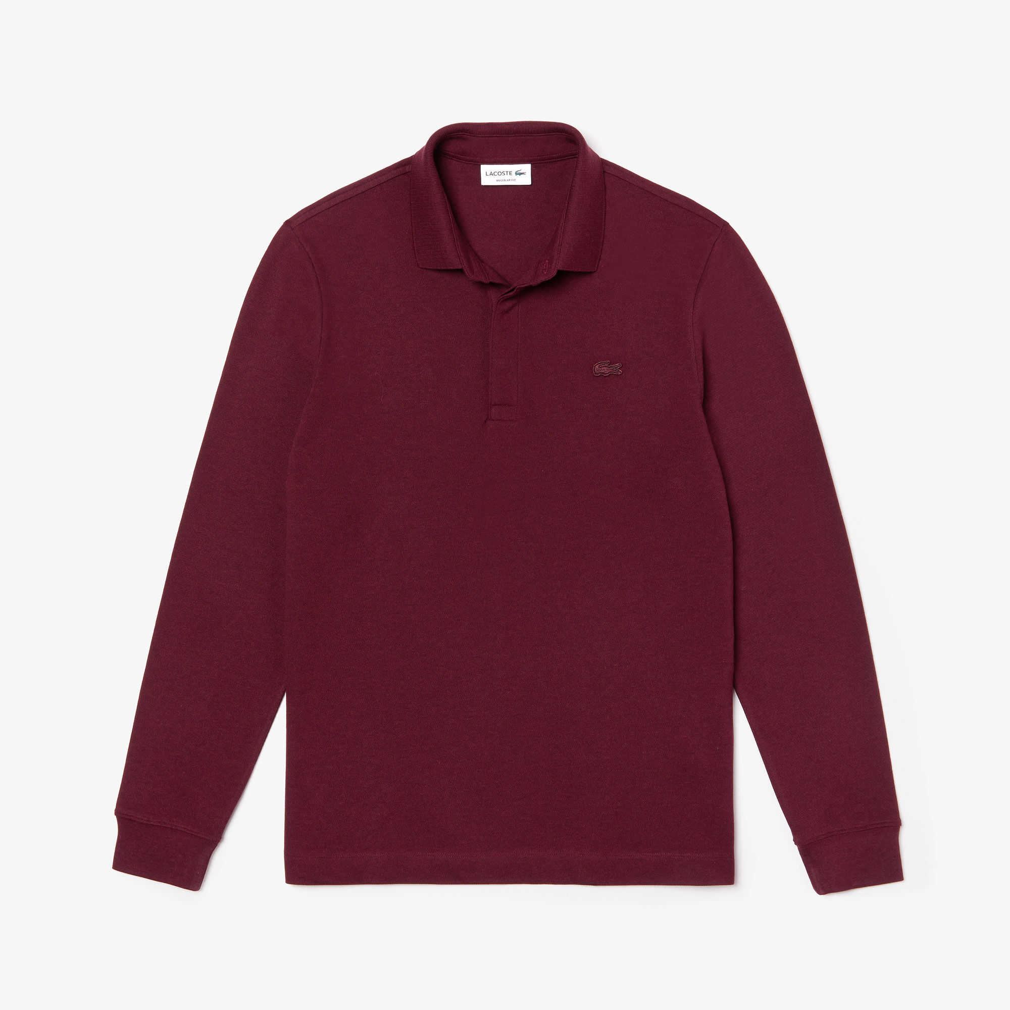 تيشيرت بولو مطاطي بقصة كلاسيكية وأكمام طويلة للرجال مجموعة Lacoste Paris تيشيرت بولو مطاطي بقصة كلاسيكية وأكمام طويلة للرجال مجموعة Lacoste Paris