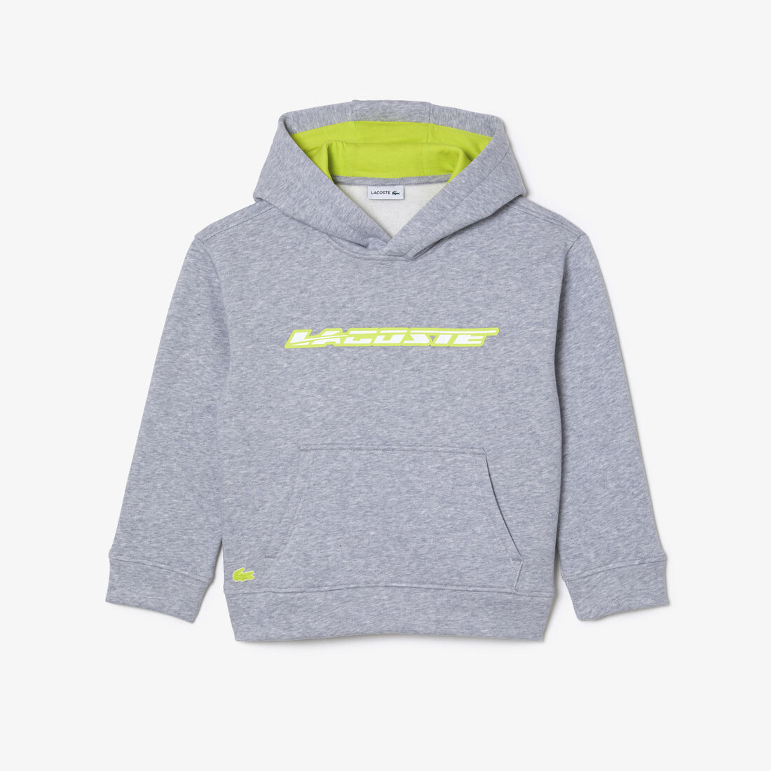 Kids’ Lacoste Hoodie with Contrast Branding Kids’ Lacoste Hoodie with Contrast Branding