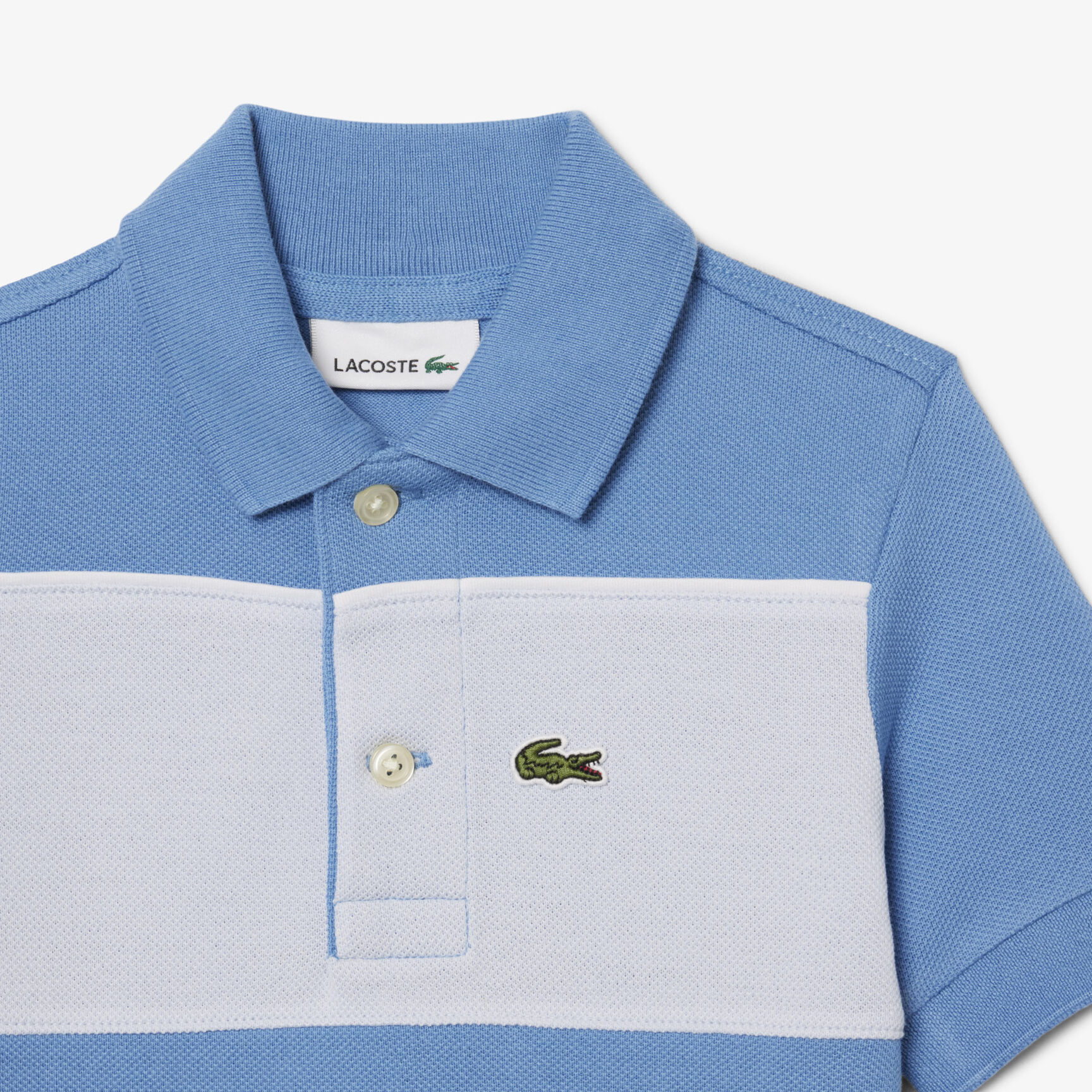 Colorblock Petit Pique Polo Shirt
